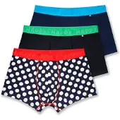 Happy socks Boksershorts navy / grøn / rød / sort / hvid