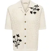 Only & Sons Cardigan 'ONSTEGAN' lysegrå / sort