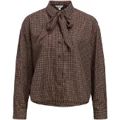 Object Bluse 'OBJPerry' lysebeige / choko