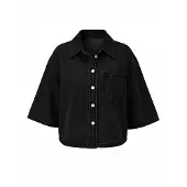 Imily Bela Bluse black denim