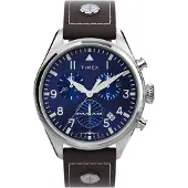 Timex Analogt ur 'Pan Am' marin / brun / sølv