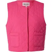 Pieces Vest 'PCSARIA' fuchsia