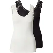Vero Moda Overdel 'VMROSA' sort / hvid