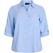 Zizzi Bluse 'Vlina' blå