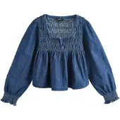 Next Bluse blue denim
