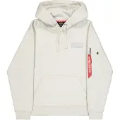 Alpha industries Sweatshirt 'Mirror' lysegrå / grøn / rød / sort