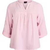 Zizzi Bluse 'Cavivu' lys pink