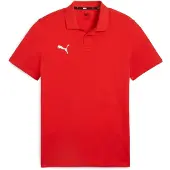 Puma Polo teamGOAL 23 Casuals - Rød/Hvid, størrelse Large