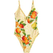 Ted Baker Badedragt gul / grøn / orange / hvid
