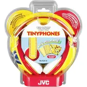 JVC børnehovedtelefoner - Rød og gul