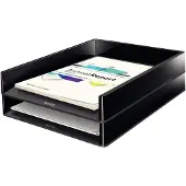 Leitz Duo Colour - Brevbakke - for A4 - sort