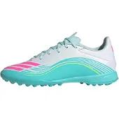 Adidas F50 Messi League Tf Aurora Radiante - Hvid/pink/turkis - Turf (Tf), størrelse 46