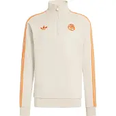 Adidas Originals Bayern München Track Top OG Half Zip - Grå/Hvid/Orange - , størrelse X-Large