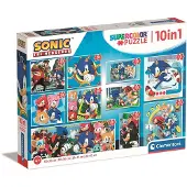 Clementoni 10-i-1 Super Color Sonic-puslespil
