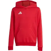 Adidas Hættetrøje Entrada 26 - Rød/Hvid Børn, størrelse 140 cm