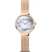 Bering Dameur 15527-364 Max Rene Hvid/Rosaguldtonet stål Ø27 mm