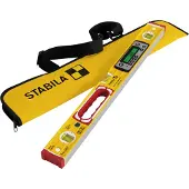 Stabila TECH 196 DL 19829 Digitale vaterpas med skridsikring, inkl. taske 61 cm 0.5 mm/m