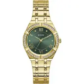GUESS Analogt ur 'Cosmo' guld / smaragd