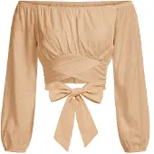 Imily Bela Bluse abrikos