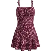 Imily Bela Jumpsuit rubinrød / hvid