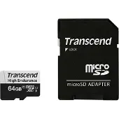 Transcend Overskrid TS64GUSD350V 64GB UHS-I U1 Micro SD-hukommelseskort