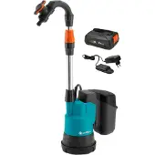 Gardena 2000/2 P4a Batteridrevet Rentvandspumpe 18v