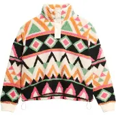 Superdry Superdrytil kvinder. W2012348A Superblød flerfarvet fleece (XL), Casual, Polyester, Lange ærmer