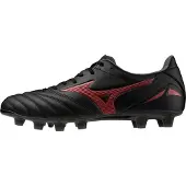 Mizuno Morelia Neo IV Pro FG Shadow Gem - Sort/Rød - Græs (FG), størrelse 40