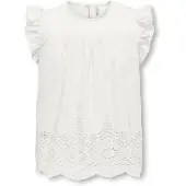 ONLY GIRLS Bluse 'KOGBondi' hvid