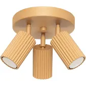 Sollux Kulfiberforlygte 3 GU10 guld aluminium SL.1563