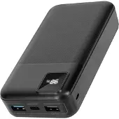 3MK Tilbehør - 3mk PowerHouse 20.000mAh 22,5W USB 2A1C1M-Sort