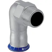 Geberit Overgangsbøjning rustfri 28 mm-1 muffe / nippel mapress
