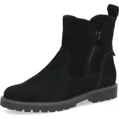 Caprice Bootie, black, made of Leather without heel, Size 37