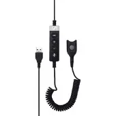 Sennheiser USB-ED CC 01mS Headset cable USB male to EasyDisconnect male 1.61m coiled for IMPACT SC 230 260 630 660