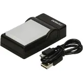 Duracell DRC5915, USB, Indendørs batterioplader, Canon LP-E17, Sort, 5 V, 5 V