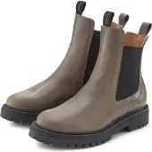 Elbsand Chelsea Boots mørkebeige / sort