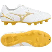Mizuno Monarcida Neo III Select FG Bright Gold - Hvid/Guld Børn - Græs (FG), størrelse 37