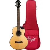 Flight Aurora Solid Top Baritone Electro Ukulele