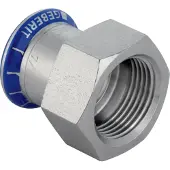 Geberit Overgang rustfri 42-11/2 muffe / muffe mapresss