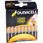 Duracell Aaa Aaa Alkaline Batteri 18 Enheder