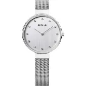 Bering Dameur 12034-000 Classic Hvid/Stål Ø34 mm