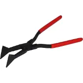 Bessey paraplyfalstang 80mm - Paraplyfalstang lige PVC m/gennemstukket led & 80mm indstik
