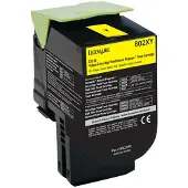 Lexmark 802XY Tonerkassette Gul
