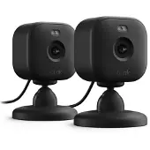 Amazon Blink Mini 2 - Netværksovervågningskamera - udendørs - vejrfast - farve (Dag/nat) - 1920 x 1080 - 1080p - audio (pakke med 2)