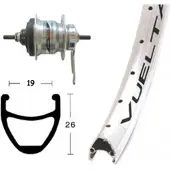 Winora Vuelta Airline 1 Shimano Nexus 7s Forhjul