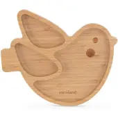 Miniland Chick Wooden Plate Service