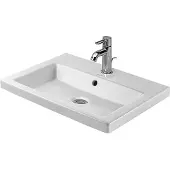 Duravit 2nd floor vask 60 cm til nedfældning med hanehul