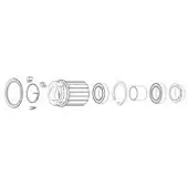 Fulcrum Rp9-022 Red Power Hg-11 Freehub-krop