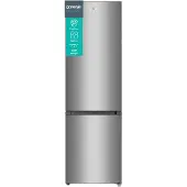 Gorenje RK4182PS4 - Køleskab/fryser - bund-fryser - bredde: 55 cm - dybde: 55.7 cm - højde: 180 cm - 269 liter - Klasse E - grå