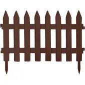 Prosperplast GARDEN FENCE IPLSU2 52X360 CM BROWN R222